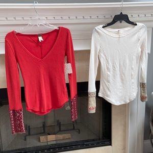 2 Free People tops